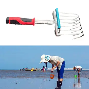 Handrechen, Gartengerät, Grubber, Jäten, tragbar, zum Lösen des Bodens, Klemmen