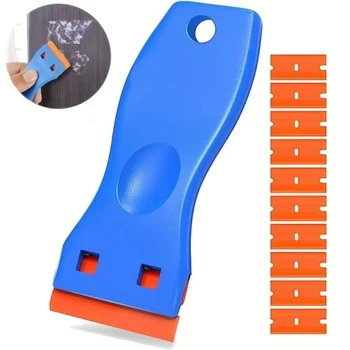 Autoaufkleber aus Kohlefaser-Vinyl, Autoaufkleberfolie, Montage-Squeegee-Schaber mit Filzwerkzeug
