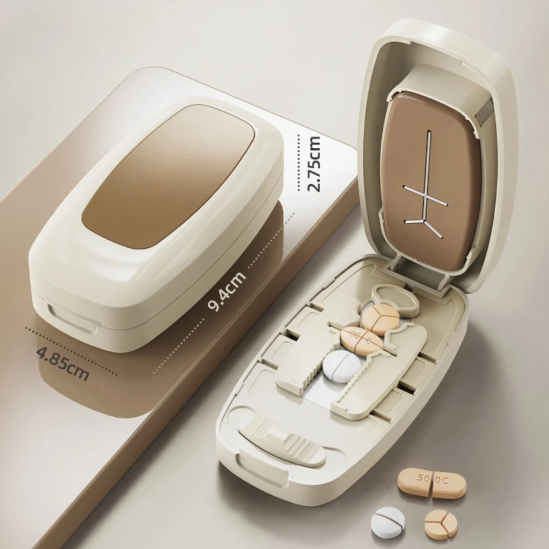 Medikamententablett Quartering Pillenteiler 2/3/4 Teile – Bild 2