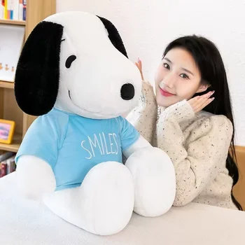 35cmCartoon süße Snoopy Plüschtier Kissen Sofa zurück Plüschpuppe Geschenke für Kinder
