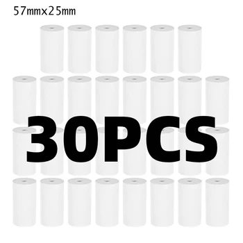 5/10/15/20 57*25mm Thermopapier Weiß Kinder Kamera Instant Druck Kinder Kamera druck Papier Ersatz Zubehör