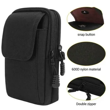 Taktische Hüfttasche für Herren - Militär-Gürteltasche für Laufen/Camping, kleine EDC-Tasche