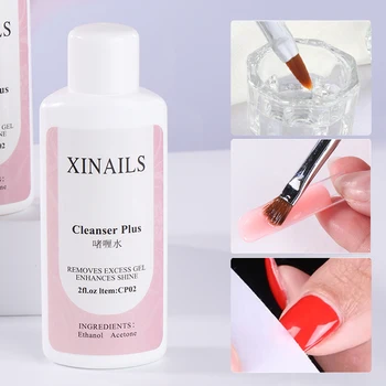 1 flasche Nagel Entfetter Flüssige Oberfläche Klebrige Schicht Gel Polnisch Überschuss Entferner Aceton Nagel