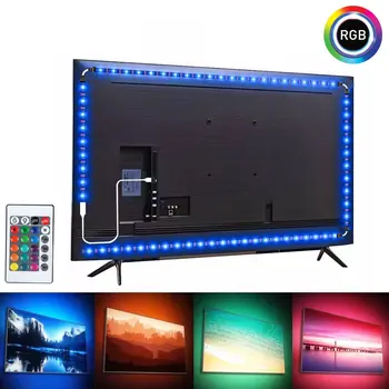 LED Streifen Lichter RGB 5V TV Led-hintergrundbeleuchtung Streifen 30Leds/M Led Beleuchtung RGB 5050