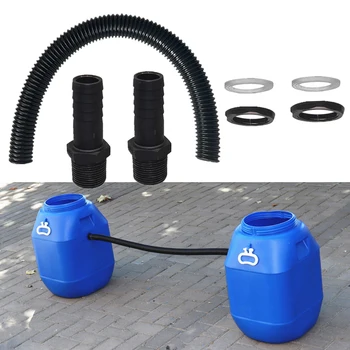 25mm Kunststoff Stecker Regen Fässer In Serie Schlauch Anschluss Rohr Link Regen Umsteller Rohr Verlängerung