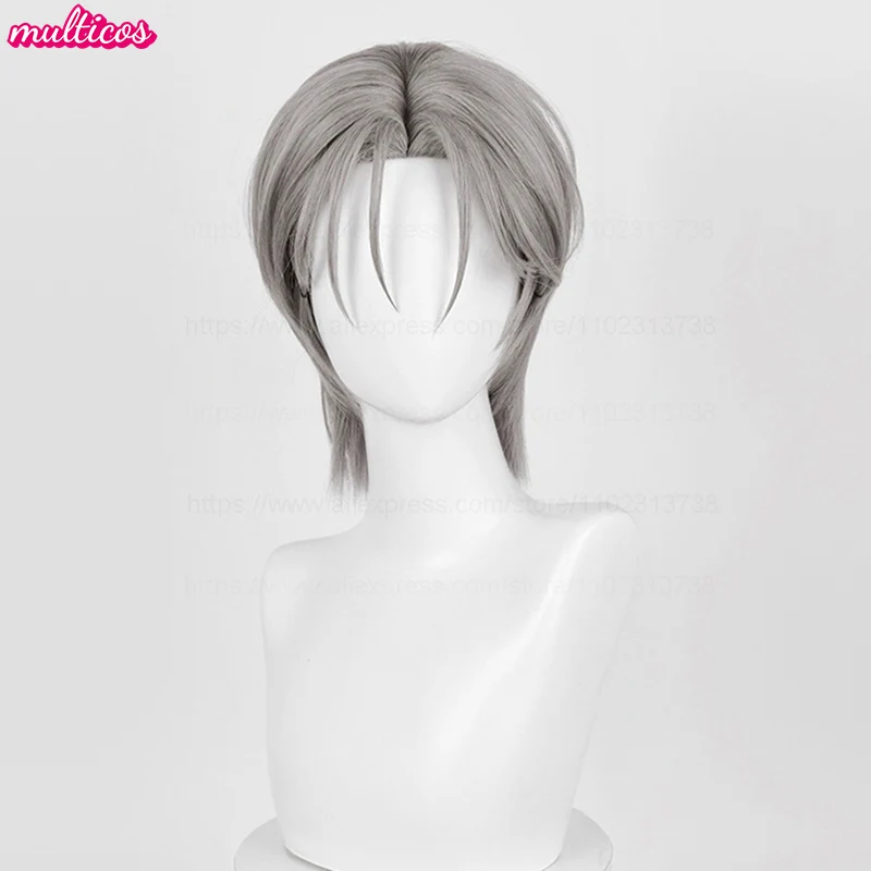 Till Cosplay Perücke Alien Bühne Cosplay Silber Grau – Bild 2