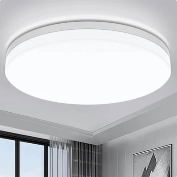 Ultradünne runde LED-Deckenleuchte, Schlafzimmerleuchte, Glanz-LED-Leuchten für Zimmer, Deckenleuchte, moderne
