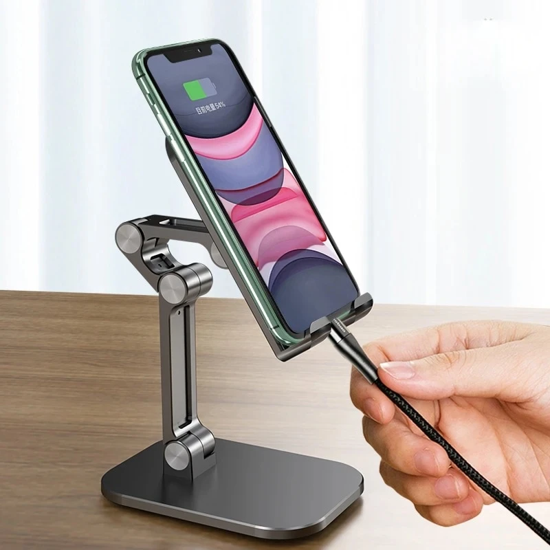 Drei Abschnitte faltbare Schreibtisch Handy Halter für iPhone – Bild 6