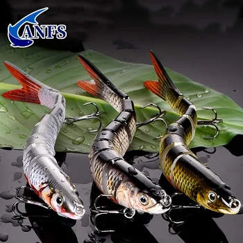 Angeln Lockt Multi Jointed Swimbait Kurbel Köder Langsam Sinkende Bionic Künstliche Köder Süßwasser Salzwasser
