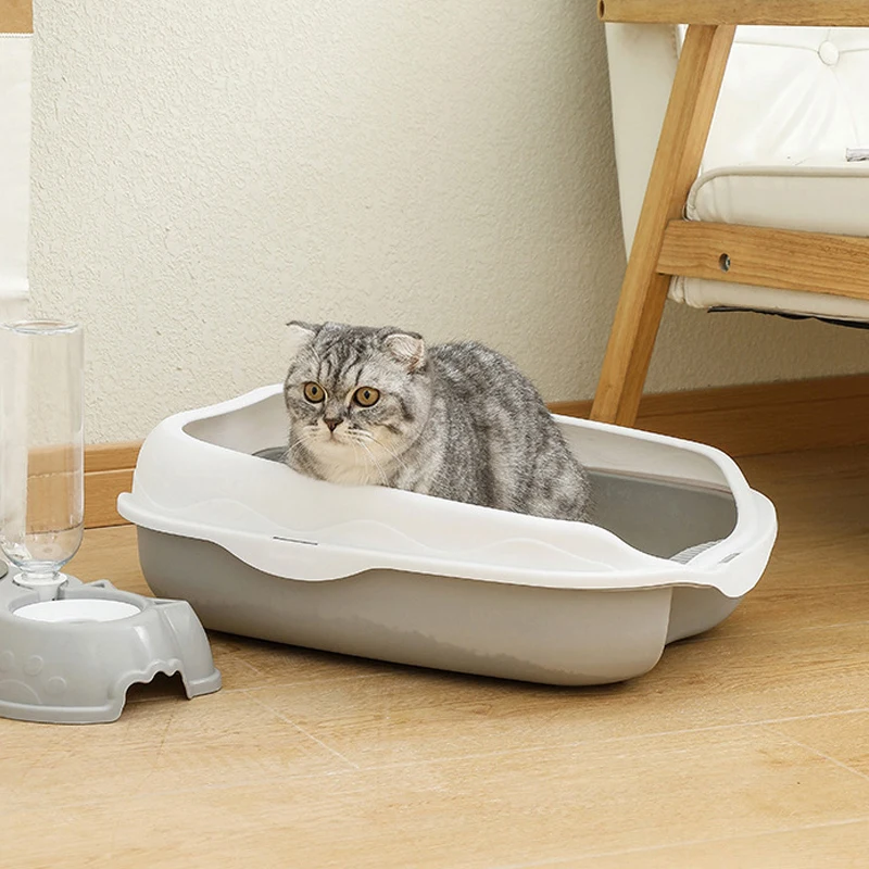 Halbgeschlossene Katzentoilette, spritzwassergeschützt – Bild 3