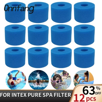 Pool filter wasch barer Schaum wieder verwendbar für Spa Intex Pure Whirlpool Filter patrone Typ Promotion