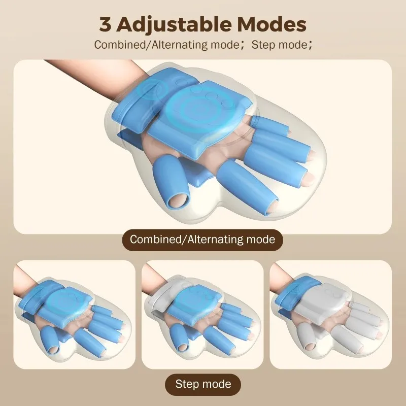 Handmassagegerät mit Airbag, Kompression, Finger, Handgelenk – Bild 3