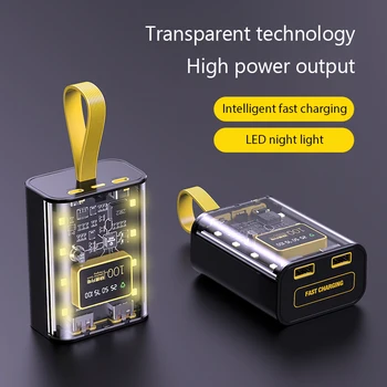 DIY Powerbank-Box für 3× 18650 Akkus, 5 V 2 A, 2× USB, mit LED-Licht