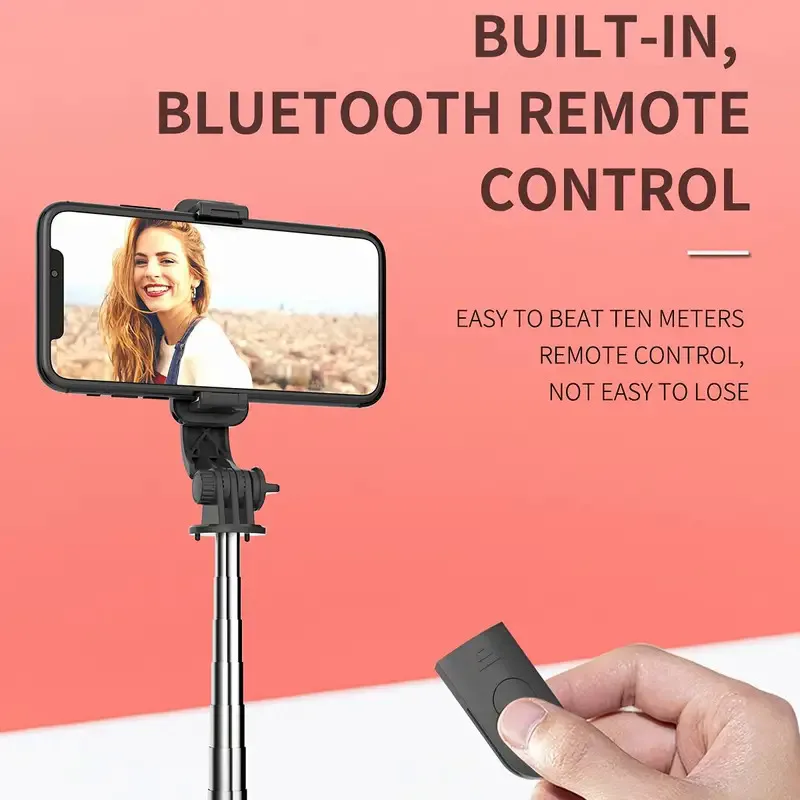 All-in-One erweiterbares tragbares IPhone-Stativ Selfie Stick – Bild 4