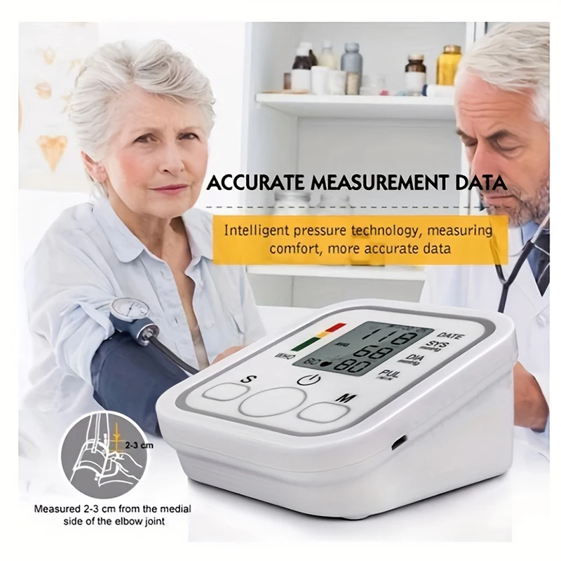 Elektrische Tonometer Arm Blutdruck Monitor Digitale – Bild 4