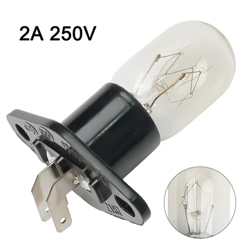 2A 250V 20W Glühbirne für Mikrowellenherde, Kühlschrankbeleuchtung, Sockeldesign mit Halterung, universeller