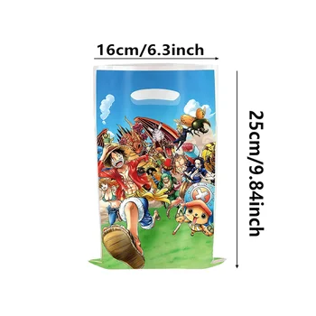 One Piece Themen-Geschenktüten Geburtstagsdekoration Geschenkfüllbeutel Kindergeburtstagsgeschenke