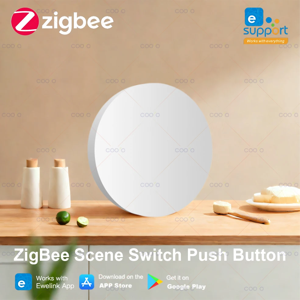 Ewelink Zigbee Smart Push Button Wireless Scene Switch App