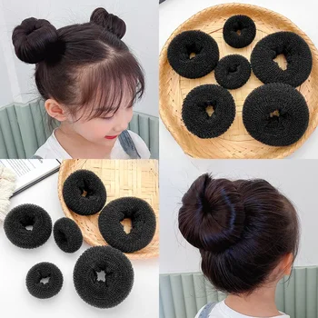 S/M/L Haarknoten Maker Elegante Frauen Damen Mädchen Magie Pferdeschwanz Former Donut Haarbänder Haar Styling