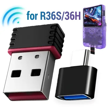 R36S Spielkonsole Drahtlose Netzwerk Karte RTL8188FTV USB Wifi Dongle Typ C OTG Adapter für R36/R36H Spiel