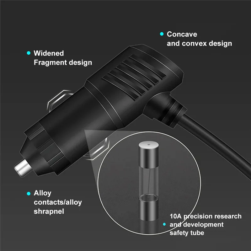 3-in-1 Zigarettenanzünder-Verteiler 120 W mit USB-C, 12/24 V – Bild 5