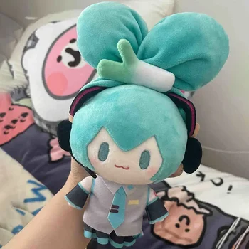 15 cm Hatsune Miku Kawaii Q Version Figur Puppe Anime Peripherie Schlüsselbund Tasche Anhänger Spielzeug