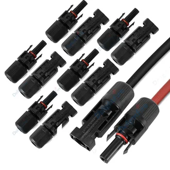 Solarkabelstecker 30A 1000V IP67 Wasserdichter Kabelanschluss Solarpanel-Kit Photovoltaik-Steckverbinder