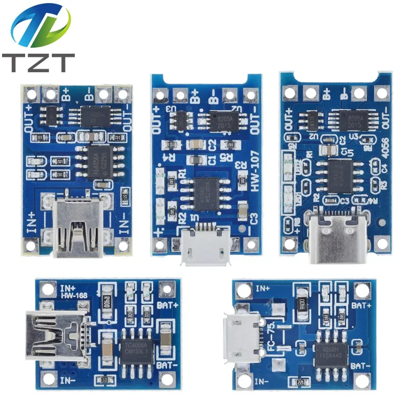TZT 5 Stück Micro USB 5V 1A 18650 TP4056 – Bild 2