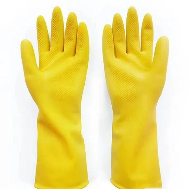 Latex-Geschirrspülhandschuhe – Wasserdicht für Haushalt – Bild 6