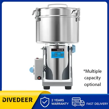 DIVEDEER 150G/800G/2500G/4500G Kräutermühle Kaffeemaschine Getreide Gewürze Mühle Medizin Weizen Mixer
