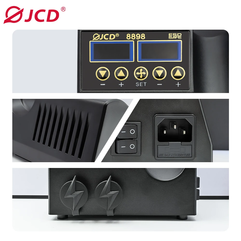 2 in 1 750 W Lötstation LCD-Digitalanzeige Schweißen – Bild 6