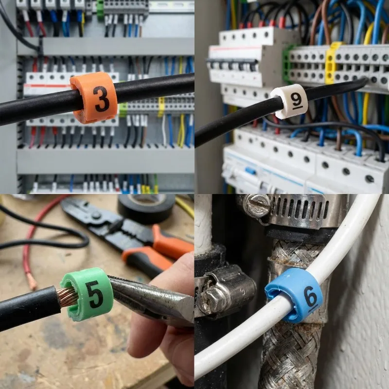 500 Stück Kabelmarkierer EC-0 EC-1 Markierungsnummern 0 bis – Bild 6