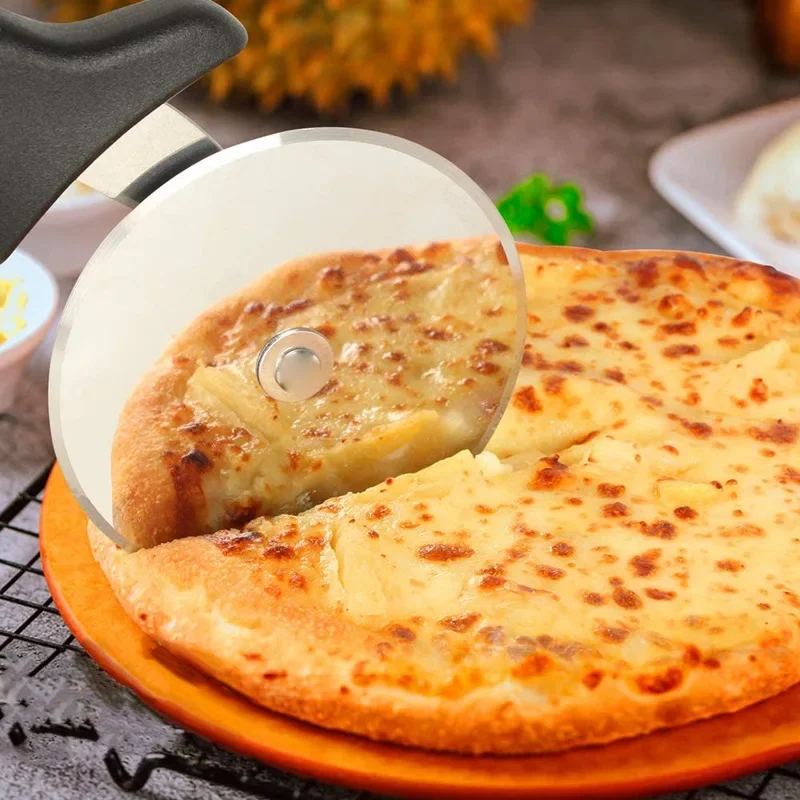 Neue Pizza Schneider Küche Zubehör Edelstahl Gebäck Roller – Bild 5