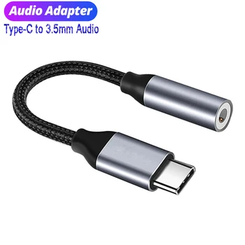 USB Typ C auf 3,5mm Klinkenadapterkabel USB-C 3,5 mm Audio-Aux-Kabel Kopfhörer-Konverter für Samsung Xiaomi