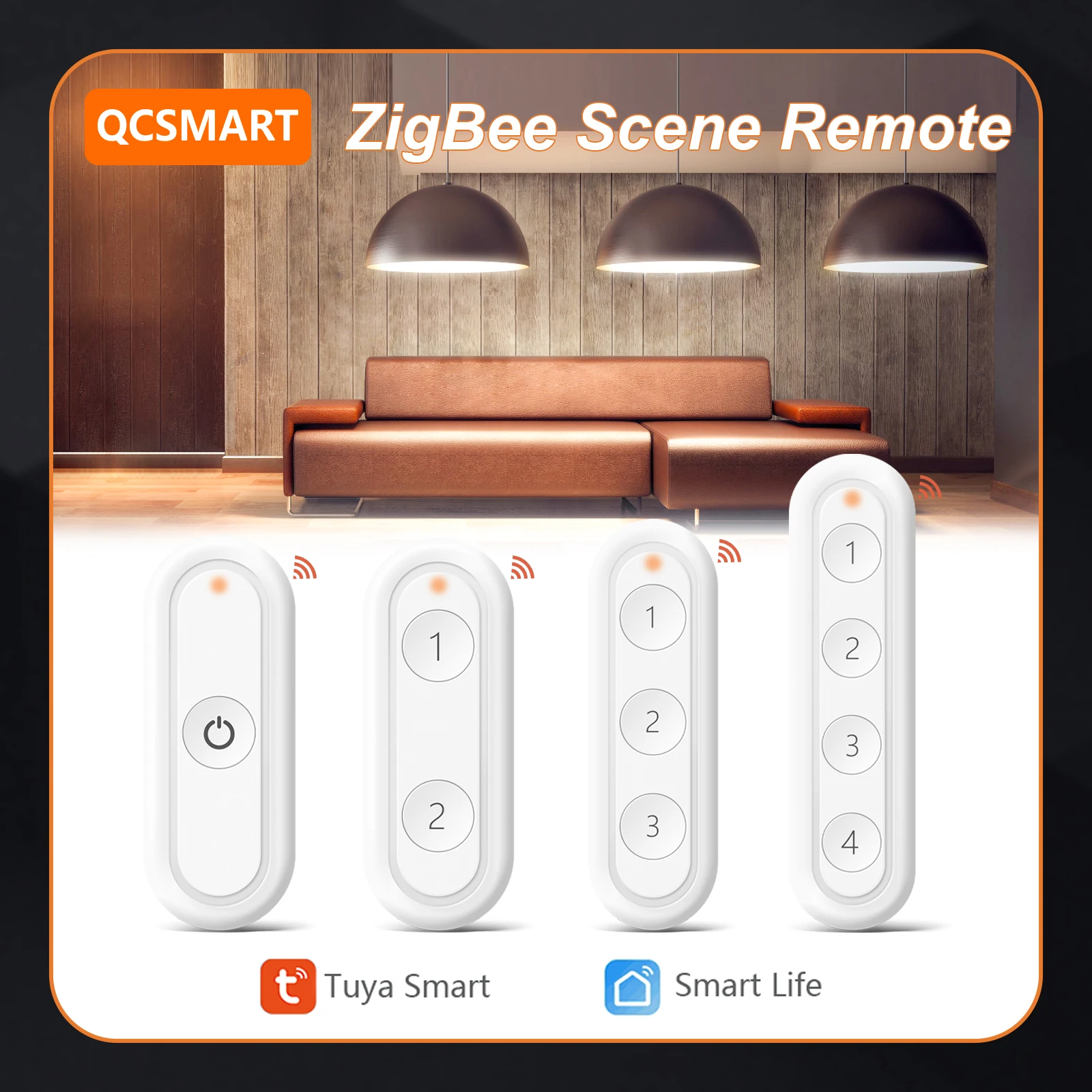 Tuya Smart Life ZigBee 3.0 Drahtlose tragbare Drucktaste