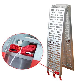 Aluminium Auto Leiter Pickup Truck ATV Laderampen Tragbare 7,5 FT 750 Pfund Kapazität Motorrad Rampen
