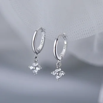 Blatt-Ohrringe aus 925er-Sterlingsilber für Damen, trendiger Ohrring-Schmuck, verhindert Allergien