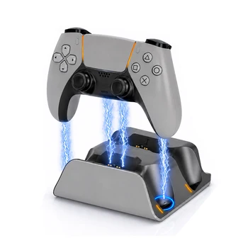 Ladestation für 2 PS5-Controller, Schnellladen für Gamepads