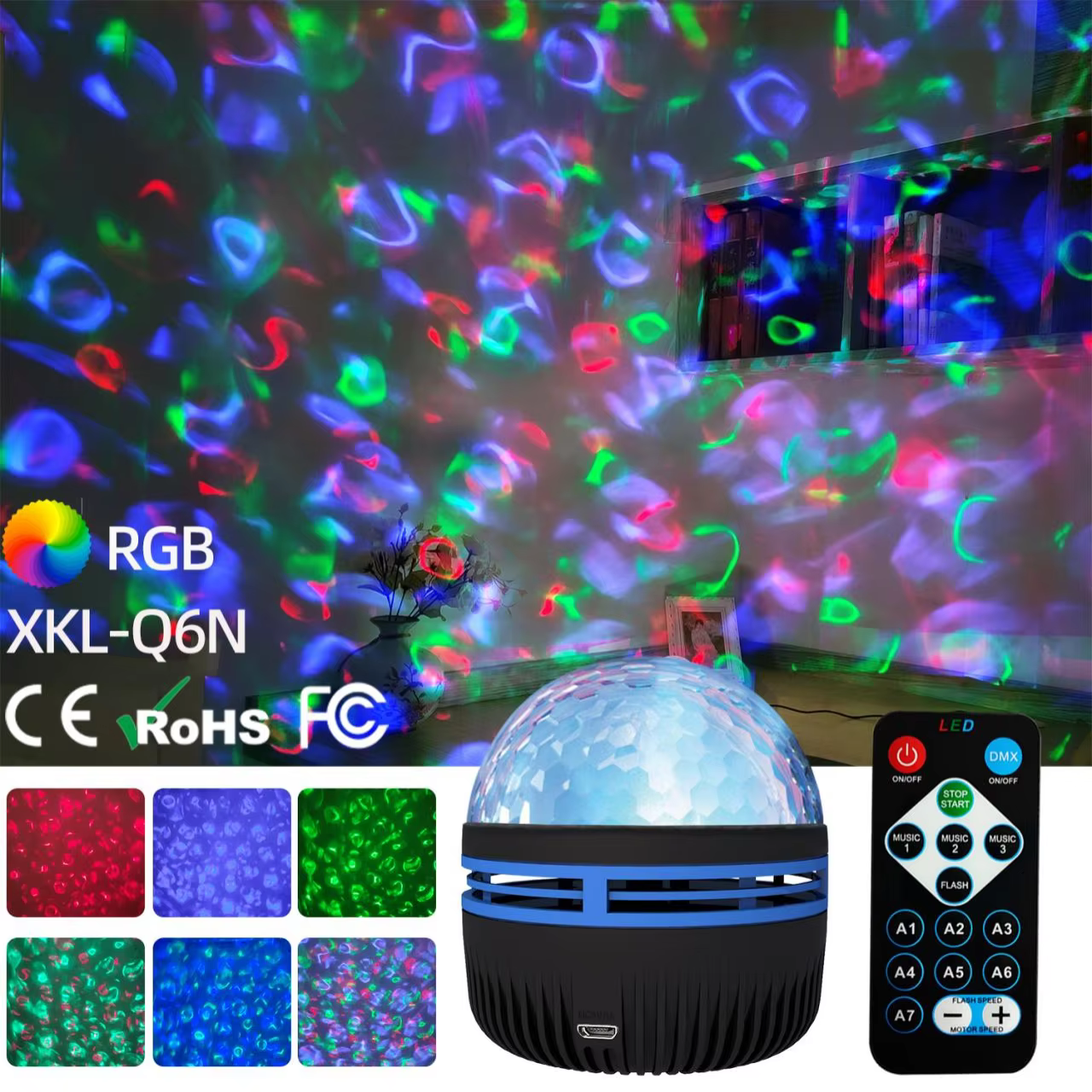 USB-Galaxie-Projektor Aurora 5V Nachtlicht 360 ° rotierende – Bild 3