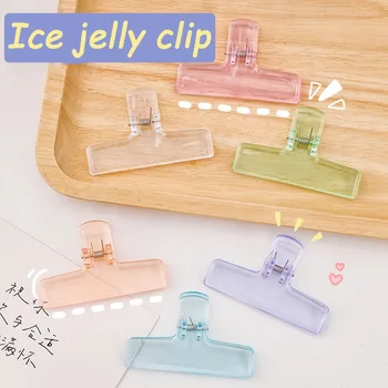 Kreative Transparente Gelee Clip Lagerung Liefert Schreibwaren Schule büro liefert Lagerung clip