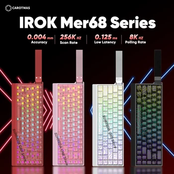 IROK Carotmas Mercury 68 Max Mars68 Pro Mercury 68 Gaming magnetische mechanische Tastatur Rapid Trigge 0,001