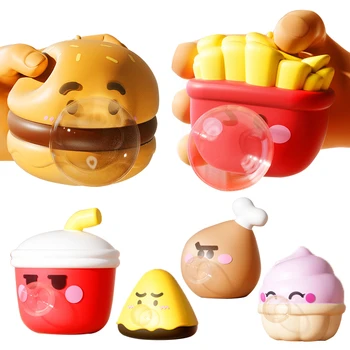 Nette Lebensmittel Serie Spucken Blasen Squishy Squeeze Spielzeug Angst Stress Relief Sensorischen Antistress