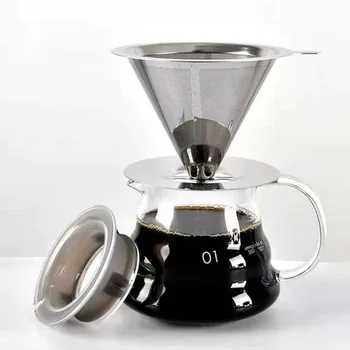 Wiederverwendbare Kaffee Filter Halter Doppel Schicht Edelstahl Kaffee Tee Sieb Kaffee Zubehör Kaffee, Der