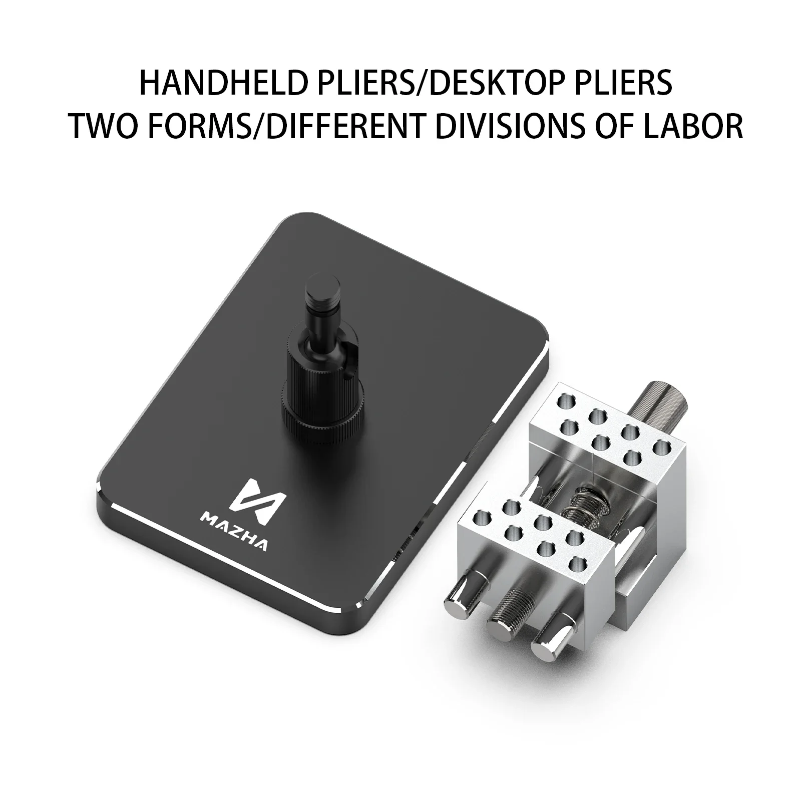 MAZHA T0010 2-in-1 tragbarer Mini-Tischschraubstock, kompakte – Bild 2