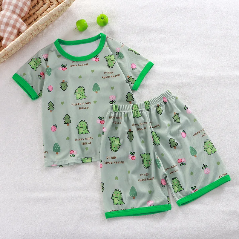 Baby Pyjamas Sets Kind Pyjamas Kleinkind Kurzarm Baby – Bild 6