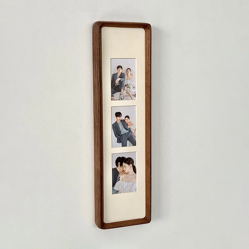 Langer Fotorahmen aus massivem Holz, kreativer Bilderrahmen – Bild 3