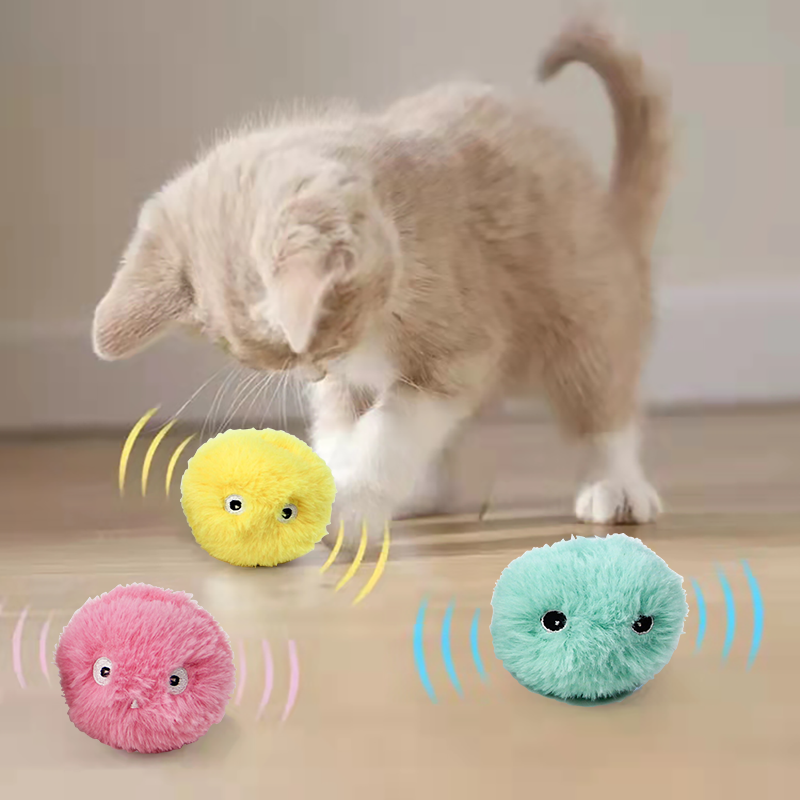 Smart Katze Spielzeug Interaktive Ball Plüsch Elektrische