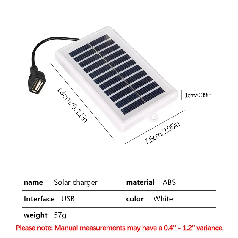 Tragbares Solar-Ladegerät mit USB-Ausgang, 1 oder 2 Stück – Bild 6