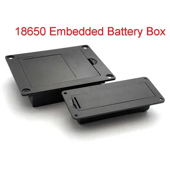 1 x 2 x 3 x 18650 abgedeckter Batteriekasten, eingebetteter Batteriekasten-Serie, paralleler Anschluss
