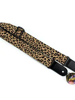 Der Riemen mit Leopardenmuster eignet sich für die Zubehörteile für kleine akustische Folk-Gitarren